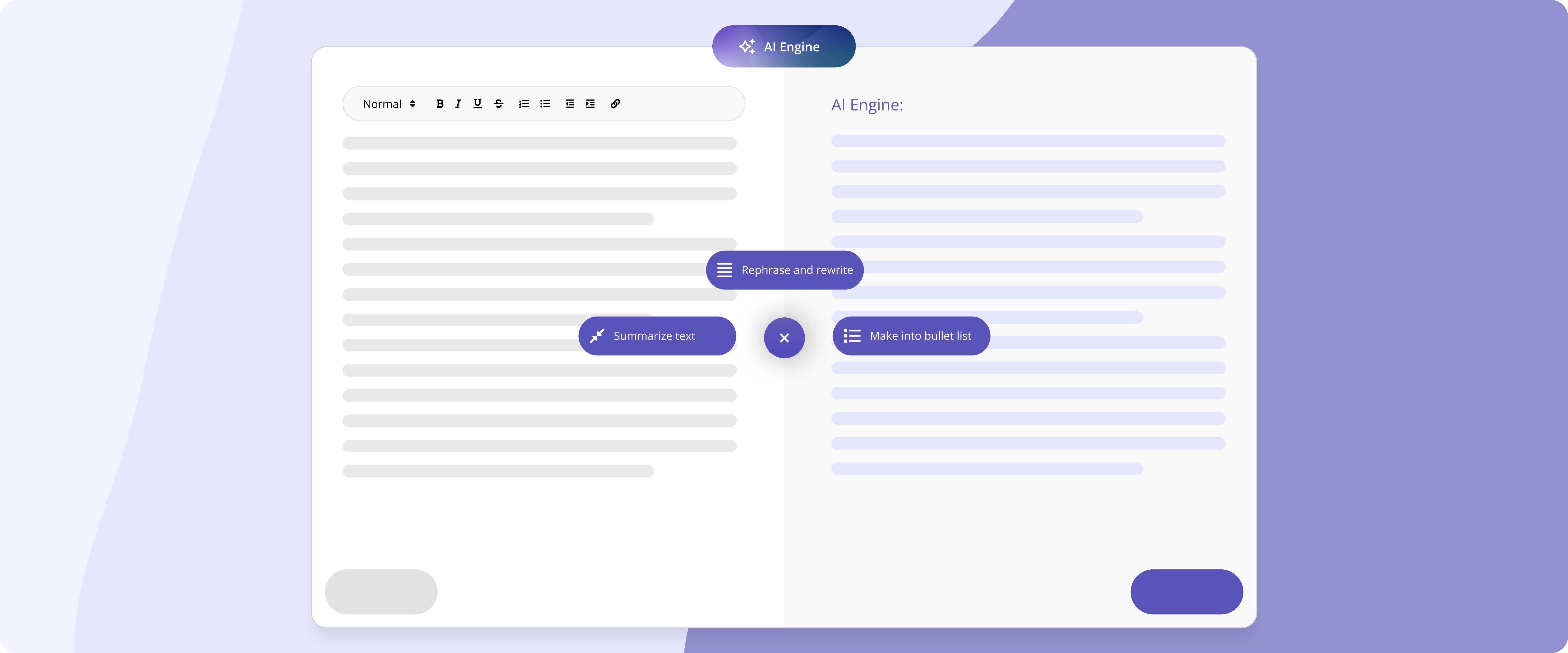 Screenshot of AI Engine in TeamEngine